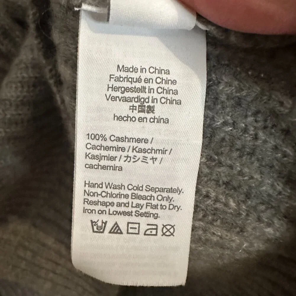 J.Crew Turtleneck Sleeveless Tunic Sweater 100% Cashmere Quiet Luxury - XS-S